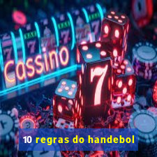 10 regras do handebol